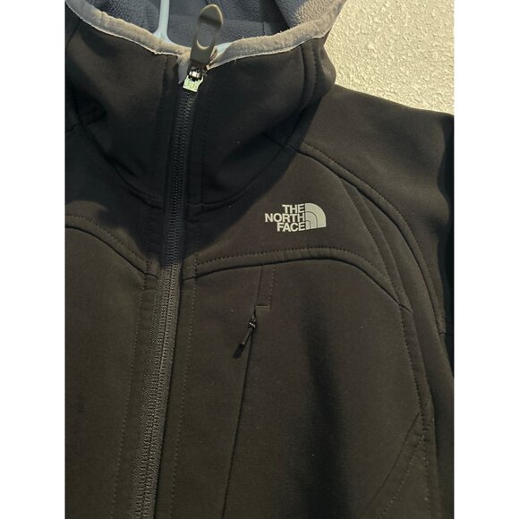 The North Face Recco Apex  (Women's SMALL)  Black Jacket Fleece Lined - Picture 4 of 8
